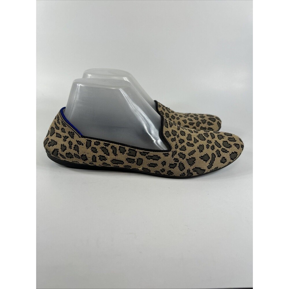 Rothy’s The Loafers Retired Mocha Spot Leopard Animal Print Size 10.5 Women’s